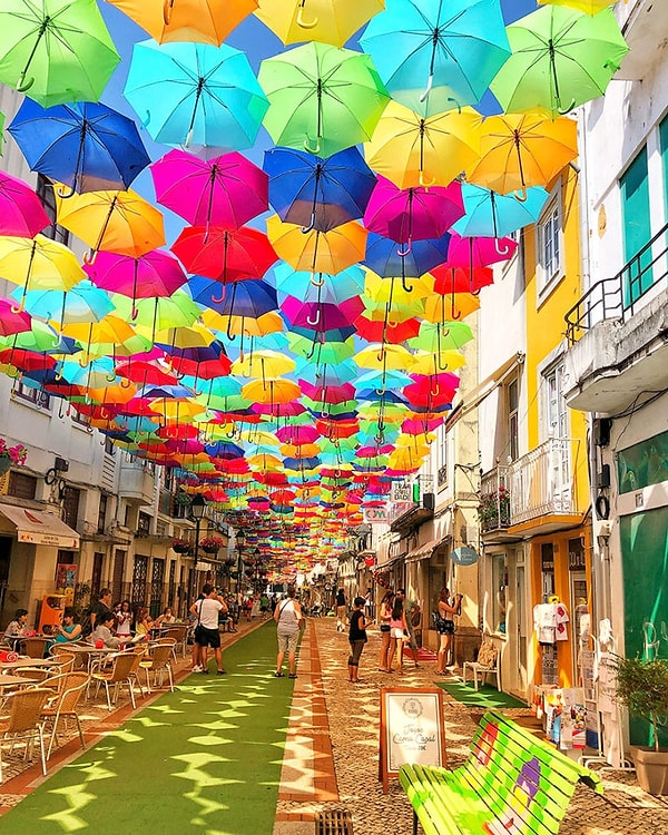 3. Umbrella Street, Águeda, Portugal