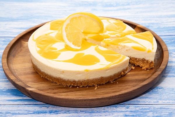 8. Limonlu Cheesecake ve Fırında Kakaolu Donut