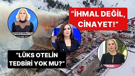 Ünlü Televizyon Sunucuları Bolu Kartalkaya'daki Korkunç Otel Yangınına Kayıtsız Kalmadı!