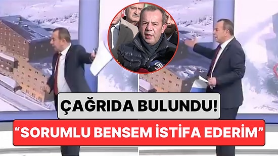 Bolu Belediye Başkanı Tanju Özcan Yangından Kendisini Sorumlu Tutan Kültür ve Turizm Bakanına Çağrı Yaptı