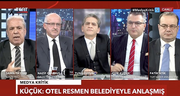 Katıldığı televizyon programında konuşan Şamil Tayyar, otelin Bolu Belediyesi'nin sınırlarında olmadığını ve turizm belgeli işletmelerin denetiminin Turizm Bakanlığına ait olduğunu söyledi.