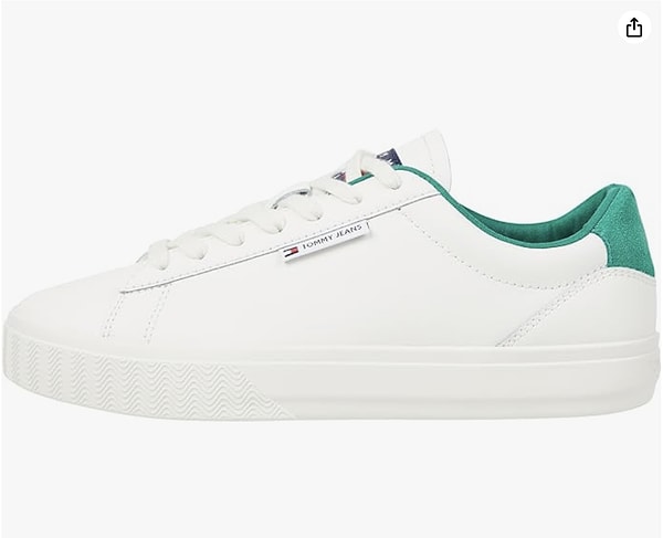 14. Tommy Hilfiger Tjw Cupsole Sneaker Ess Kadın Spor Ayakkabı