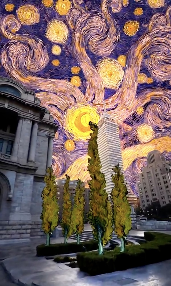 Gelin, Meksikalı mühendis ve fotoğrafçı Cizza Bernal'ın Mexico City'deki simgesel mekanların fotoğraflarını Vincent van Gogh'un eserlerinin stiliyle birleştirdiği göz alıcı projeye birlikte göz atalım.