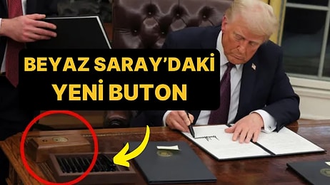 Donald Trump Beyaz Saray'daki İlk Değişikliği Yaptı: Biden'ın Kaldırdığı 'Buton' Geri Geldi