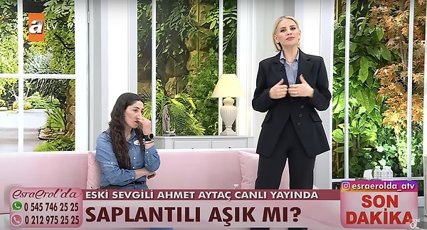 Nilüfer Hanım "Öldürülmek istemiyorum." diyerek eski erkek arkadaşı olan, Ahmet Aytaç Avcu'dan kurtulabilmek için Esra Erol'dan yardım istedi.