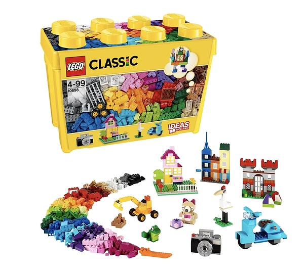 3. LEGO ® Classic Büyük Boy Yaratıcı Yapım Kutusu 10698 - 4 Yaş ve Üzeri Çocuklar İçin Yaratıcı Oyuncak Yapım Seti (790 Parça)