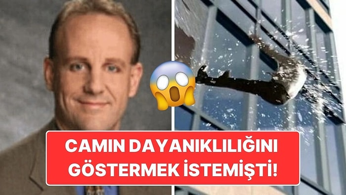 Meslektaşlarına Camın Dayanıklılığını Kanıtlamak İsterken Yanlışlıkla 24. Kattan Düşen Avukat