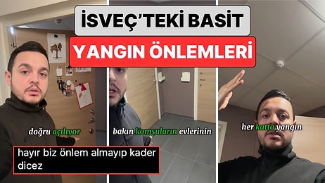 Aslında Bu Kadar Kolay! İsveç'te Yaşayan Bir Türk Yaşadığı Binadaki Basit Önlemleri Gösterdi