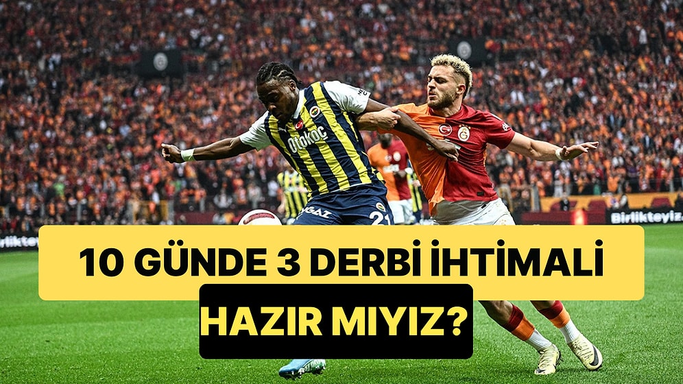 Galatasaray ve Fenerbahçe, Avrupa Ligi'nde Play Off'ta Eşleşirse Derbiye Doyacağız