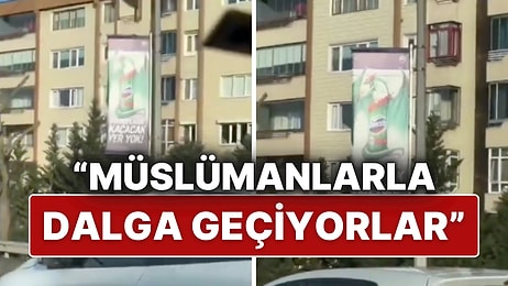 Bir Vatandaş Yolda Gördüğü Çamaşır Suyu Reklamının Müslümanlarla Dalga Geçtiğini İddia Etti