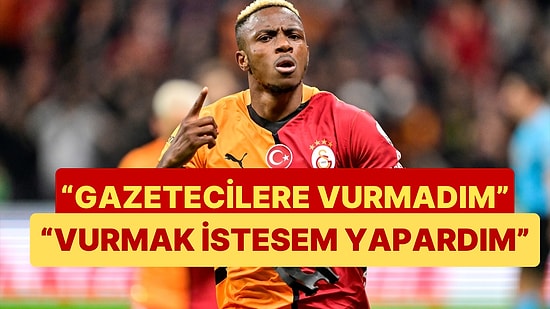 Gazetecilere Saldırdığı İddia Edilen Victor Osimhen'den Yalanlama Geldi