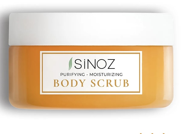 13. Sinoz Body Scrub Besleyici Arındırıcı Nemlendirici Vücut Peelingi 300 gr