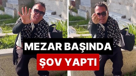 Mezar Başında Şov Yaptı: Anne ve Babasını Ziyarete Giden Murat Övüç Yine Kardeşlerini Yerin Dibine Soktu