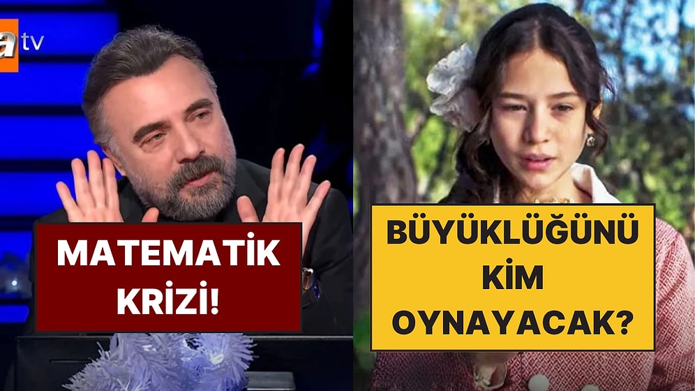 Milyoner'deki Matematik Sorusundan Şakir Paşa'da Yeni Oyuncusuna TV Dünyasında Bugün Yaşananlar