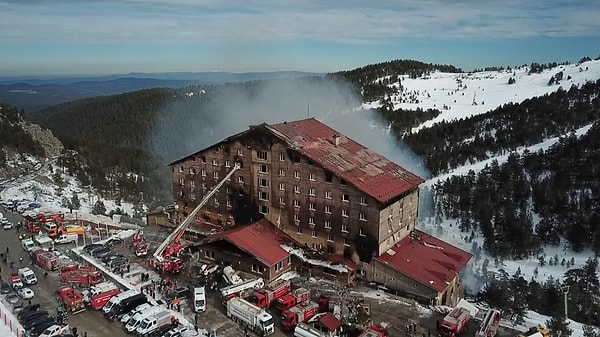 Bolu’daki Kartaltepe Kayak Merkezi’nde bulunan Grand Kartal Otel’de çıkan yangın faciaya dönüşmüş ve 36’sı çocuk 78 kişi hayatını kaybetmişti.