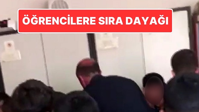 Öğrencilere Odasında Sıra Dayağı: Okul Müdürü Açığa Alındı