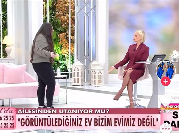 Tuğba ünlü sunucuya çıkışmaya devam edince Esra Erol, "Annesini beğenmeyen biriyle iletişim kurmak konusunda sabrımı zorluyorsun. Son sözlerinizi söyleyin, sonra güle güle." dedi.