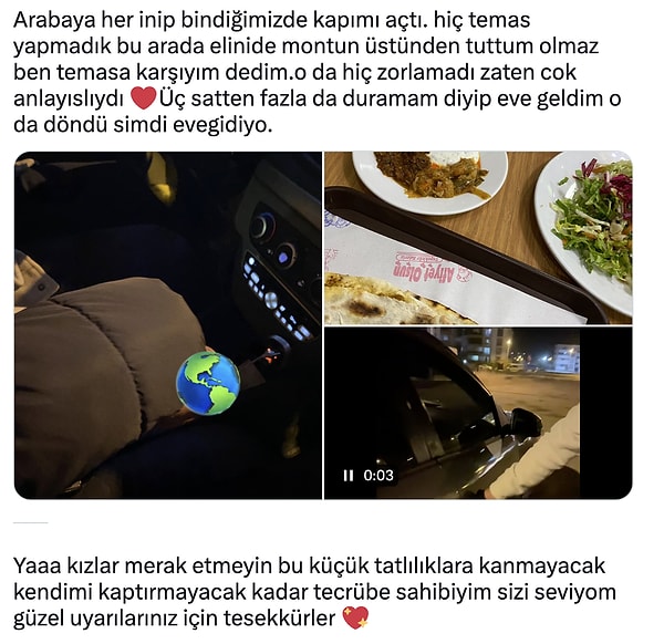 3 saatlik buluşmanın ardından kahramanımız için 450 km'lik dönüş yolu başladı.