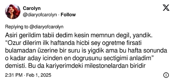 "Kariyerinin en önemli dönüm noktalarından bir tanesi"