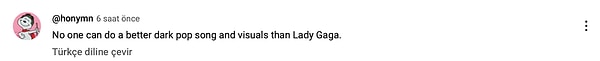 "Kimse Lady Gaga kadar iyi bir Dark Pop ve klip yapamıyor"