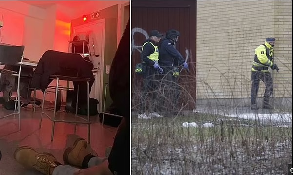 Polis halkı Örebro'daki Västhaga bölgesinden uzak durmaya ya da evlerinde kalmaya çağırdı.