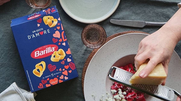 Birlikteliğin Tarifi Barilla'dan Sevgililer Günü'ne Özel Kalpli Makarna 🥰