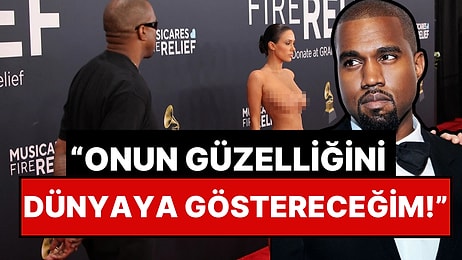 Grammy'e Çıplak Katılan Bianca Censori'ye Övgü Yağdıran Kanye West Kim Kardashian'a Laf Dokundurmadan Edemedi