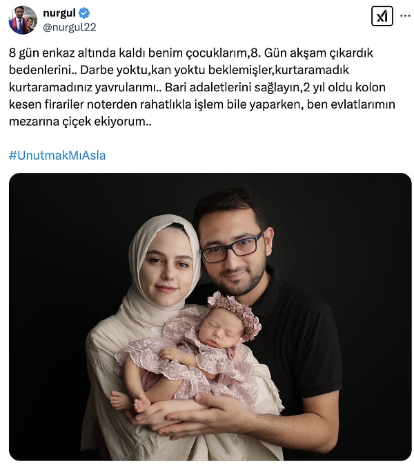 Adalet arayışını sürdürenler var.