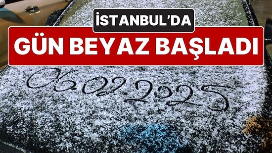 İstanbul Güne Kar Yağışıyla Başladı: İstanbul’da En Çok Kar Yağacak İlçeler