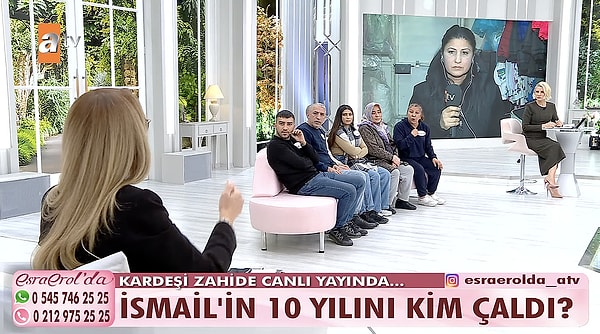 Hülya Hanım İsmail'in parasının bankadan çekildiğini ve adamın cebinde olmadığının altını çizerek ailenin aralarında bölüştüğünü söyledi.