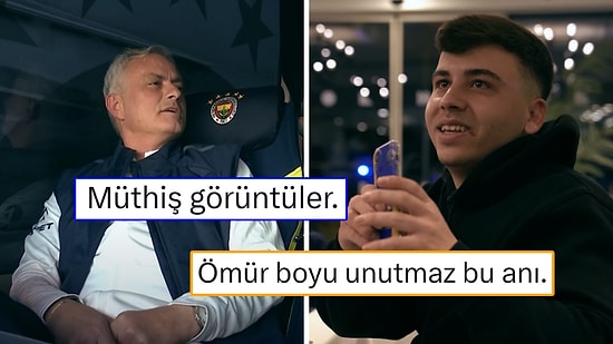 Jose Mourinho'dan Takım Otobüsünün Peşinden Koşan Taraftara Büyük Jest!