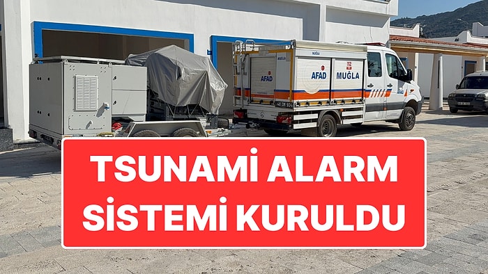 Ege Denizi'ndeki Depremler Nedeniyle Bodrum'da Tsunami Alarm Sistemi Devreye Alındı