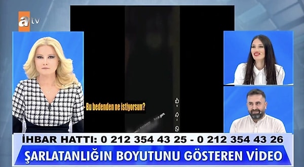 Müge Anlı, üfürükçü tarafından hem maddi hem manevi olarak kandırılan bir çifti gündeme getirdi.