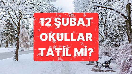 Yarın Okullar Tatil mi? 12 Şubat 2025 İstanbul Okullar Tatil mi, Kar Tatili Olan İller ve İlçeler Hangileri?