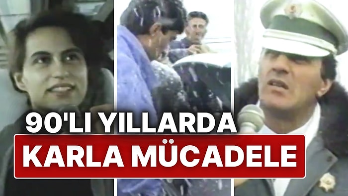 1991’de Vatandaşların Karla Mücadelesi: TRT Arşiv’den Nostaljik Görüntüler!