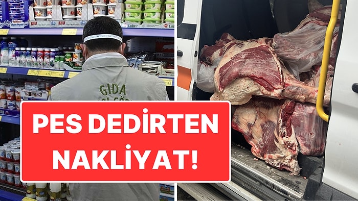 Pes Dedirten Görüntü: Etleri Marketin Müşteri Arabasıyla Taşımışlar