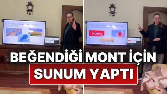 Mont Almak İçin Yaratıcı Yöntem: Ailesine Sunum Yaparak İkna Etmeye Çalıştı!