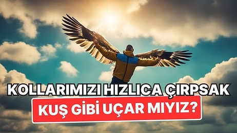 'Göklerde Kartal Gibiydim': Kollarımızı Tıpkı Kuşlar Gibi Çok Hızlı Çırparsak Uçabilir miyiz?