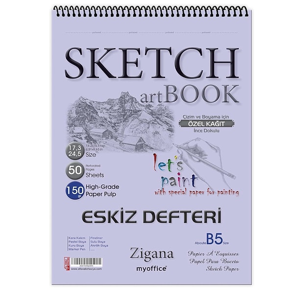 Etika Sketchbook Zigana Eskiz Defteri