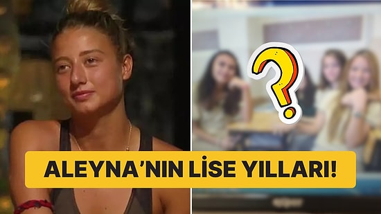 Hiç Değişmemiş! Survivor'la Tanıdığımız Aleyna Kalaycıoğlu'nun Lisedeki Hali