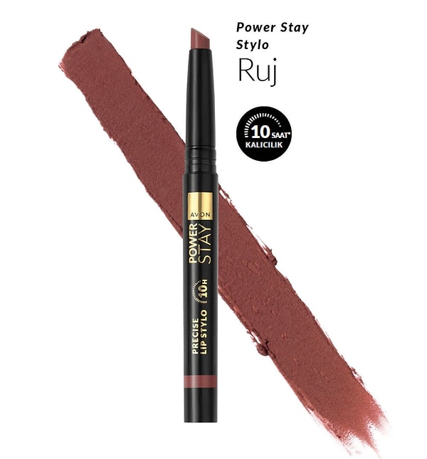 6. Avon Power Stay Stylo Ruj-tawny Trium