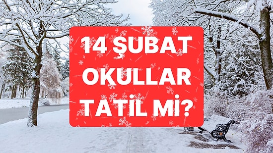 Yarın Okullar Tatil mi? 14 Şubat 2025 Kar Tatili Olan İller Hangileri?