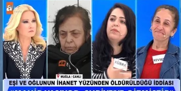 Ancak anne, stüdyodaki akrabalarına hakaret etti. Kaybın araştırılmasına yardımcı olmak yerine önce yüzünü gizledi.