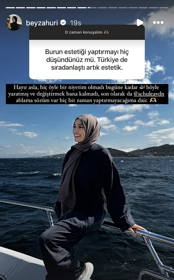 "Son olarak da Şule Aydın ablama sözüm var. Hiçbir zaman yaptırmayacağıma dair" diye de ekledi.