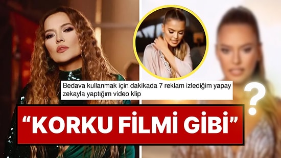 Bu Sefer Ucuza Kaçıp Klibini Yapay Zekaya Yaptıran Demet Akalın'ın Ultra Robotik Halleri Dillere Fena Düştü!