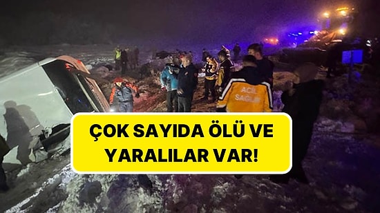 Bingöl'de Feci Kaza! Yolcu Otobüsü Şarampole Devrildi: Çok Sayıda Ölü ve Yaralılar Var