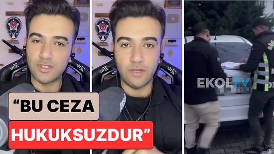 "Usulsüz Çakar" Sebebiyle Ehliyetine El Konan Yakışıklı Güvenlik Açıklama Yaptı: "Bu Ceza Hukuksuzdur"