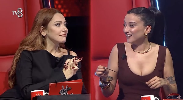 “Evet, daha öncesinde O Ses Çocuklar’a katılmıştım. Ve Hadise Hanım siz yine dönmediniz” demesi herkesi de şoke etti.