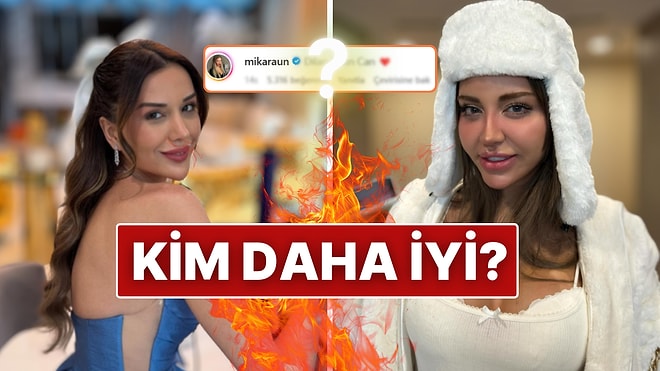 Hangisi Daha İyi? Arap Makyajı Akımına Mika Raun'un Hemen Ardından Dilan Polat da Katılınca Ortalık Karıştı!