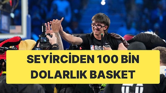 All-Star'da Attığı Basketle Bir Seyirci 100 Bin Dolar Kazandı